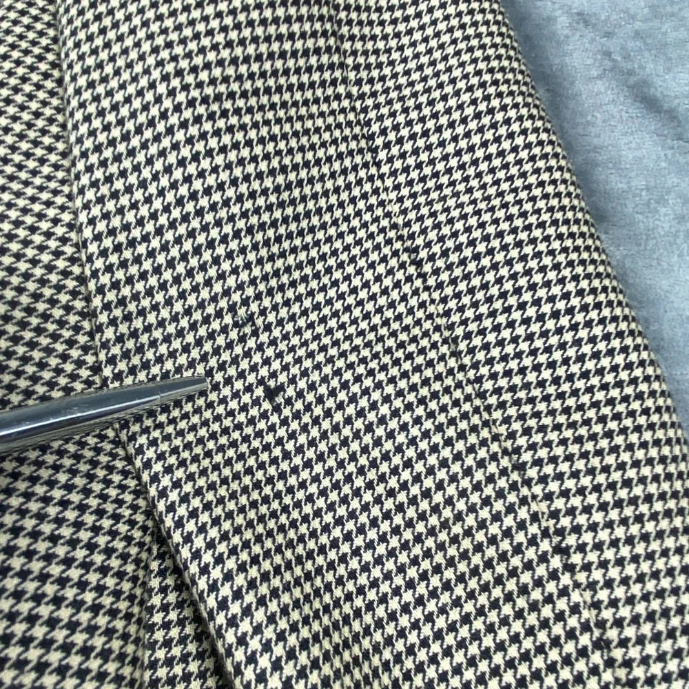 Vintage‎ Tommy Hilfiger Blazer Mens 38R Houndstooth Wool Sport Coat Jacket USA
